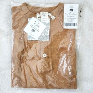 Kate Quinn Long Sleeve Basic Henley Tee